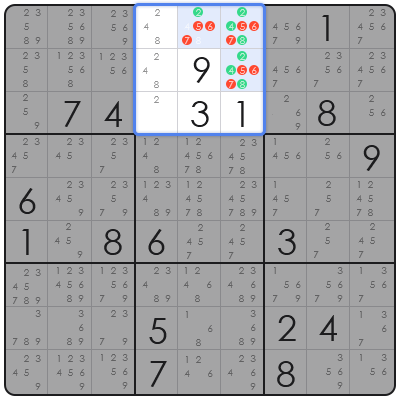 block sudoku puzzle